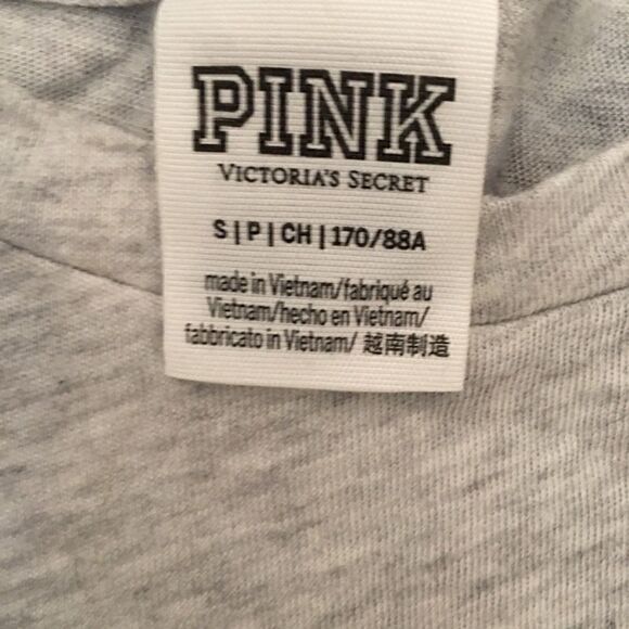 VS PINK Cut Sleeve Bling Tank - Picture 4 of 4